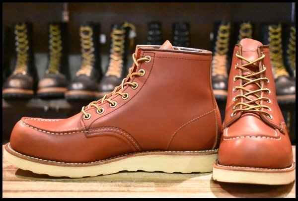 【8D 美品 10年】レッドウィング 8875 アイリッシュセッター 赤茶 オロラセット モックトゥ レースアップ ブーツ redwing HOPESMORE