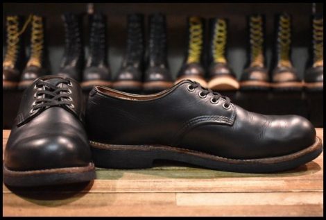 【9.5D 良品 16年】レッドウィング 8059 フォアマン オックスフォード 黒 ブラック ハーネス 短靴 ブーツ 8051 8054 redwing HOPESMORE