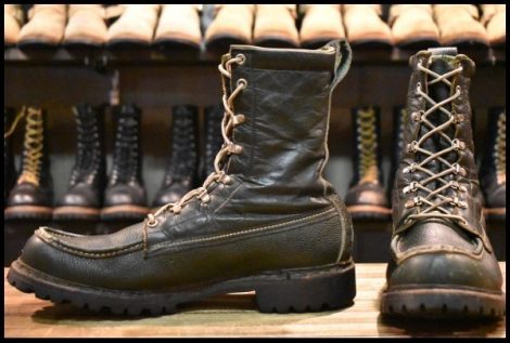 【11.5A 良品 生産国表記無し犬タグ 60’S】レッドウィング 888 アイリッシュセッター グリーン 緑 ビンテージ カンガルー HOPESMORE