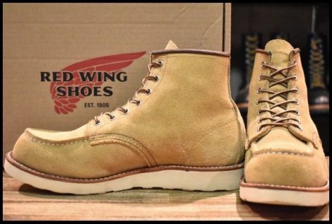 【8D 箱付 美品 23年】レッドウィング 8833 スエード アイリッシュセッター ホーソーン ラフアウト モック ブーツ 8173 redwing HOPESMORE