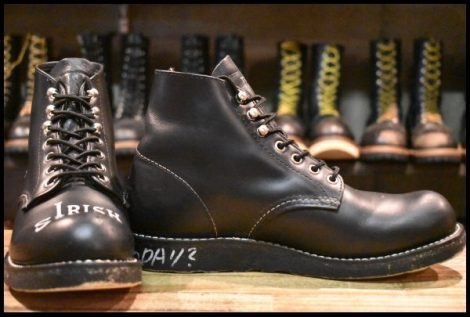 【7.5D 箱付 美品 TODAY edition 30足限定 19年】レッドウィング 8165 アイリッシュセッター ブラッククローム ブーツ redwing HOPESMORE