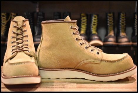 【8D 箱付 美品 23年】レッドウィング 8833 スエード アイリッシュセッター ホーソーン ラフアウト モック ブーツ 8173 redwing HOPESMORE