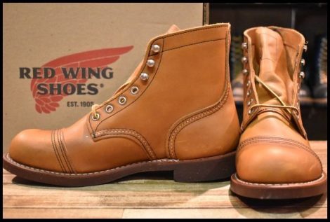 【7.5D 箱付 未使用 11年】レッドウィング 8112 アイアンレンジ オロイジナル 茶 キャップトゥ アイアンレンジャー redwing HOPESMORE