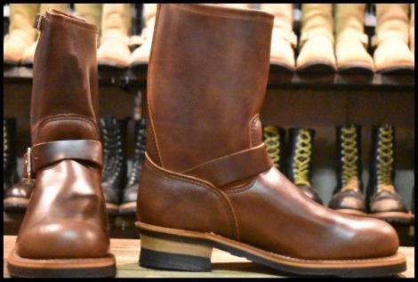 【9D 箱付 DEAD 100周年限定 04年】レッドウィング 8258 エンジニア ホーウィン クロムエクセル 茶 ブラウン ブーツ redwing HOPESMORE