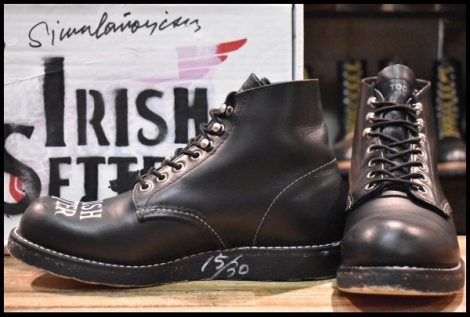 【7.5D 箱付 美品 TODAY edition 30足限定 19年】レッドウィング 8165 アイリッシュセッター ブラッククローム ブーツ redwing HOPESMORE