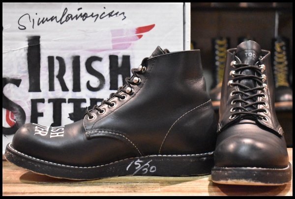 【7.5D 箱付 美品 TODAY edition 30足限定 19年】レッドウィング 8165 アイリッシュセッター ブラッククローム ブーツ redwing HOPESMORE