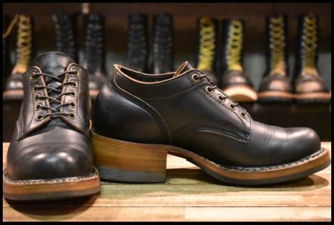 【6.5E 箱付 美品】WHITE’S ホワイツ オックスフォード 300HC-430 ブラック クロムエクセル 黒 短靴 ローカット 編み上げ ブーツ HOPESMORE