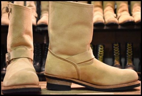 【10D 美品 07年】レッドウィング 8268 スエード エンジニア ホーソーンアビレーンラフアウト スチールトゥ ブーツ redwing HOPESMORE