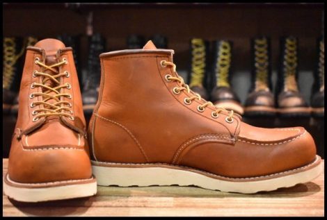 【9E 美品 24年】レッドウィング 875 アイリッシュセッター 茶 オロレガシー モックトゥ レースアップ ブーツ redwing HOPESMORE