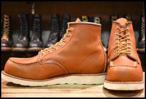 【9E 美品 24年】レッドウィング 875 アイリッシュセッター 茶 オロレガシー モックトゥ レースアップ ブーツ redwing HOPESMORE