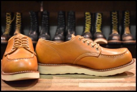 【9.5D 良品 18年】レッドウィング 9895 アイリッシュセッター オックスフォード ゴールドラセット 編み上げ ブーツ redwing HOPESMORE