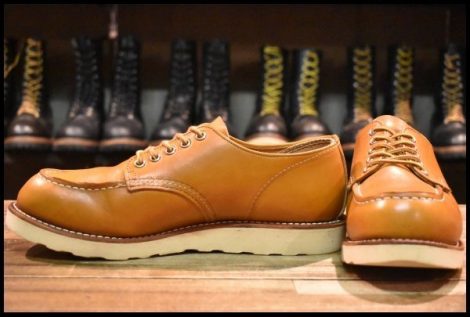 【9.5D 良品 18年】レッドウィング 9895 アイリッシュセッター オックスフォード ゴールドラセット 編み上げ ブーツ redwing HOPESMORE