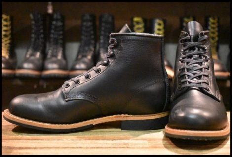 【7D 美品 24年】レッドウィング 9423 ベックマン 黒 ブラック エクスカリバー プレーントゥ 9414 9014 ブーツ redwing HOPESMORE