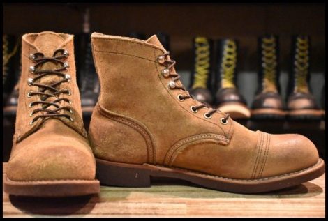 【7D 箱付 良品 12年】レッドウィング 8113 アイアンレンジャー ミュールスキナー スエード 8083 編み上げ ブーツ redwing HOPESMORE