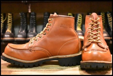 【7.5E 良品 旧半円犬タグ 92年6月刻印】レッドウィング 8175 ビブラム アイリッシュセッター 赤茶 モックトゥ ブーツ redwing HOPESMORE