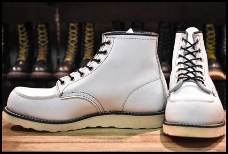 【9.5E 美品 BEAMS別注 19年】レッドウィング 8871 アイリッシュセッター 白 ホワイト ビームス 編み上げ ブーツ redwing HOPESMORE