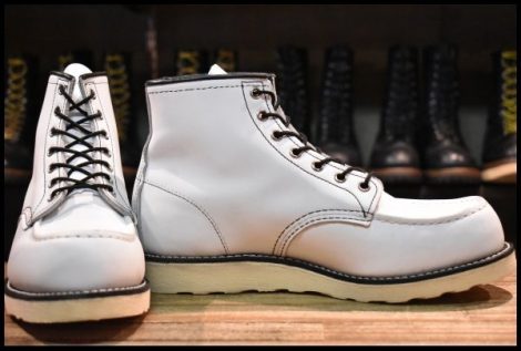 【9.5E 美品 BEAMS別注 19年】レッドウィング 8871 アイリッシュセッター 白 ホワイト ビームス 編み上げ ブーツ redwing HOPESMORE