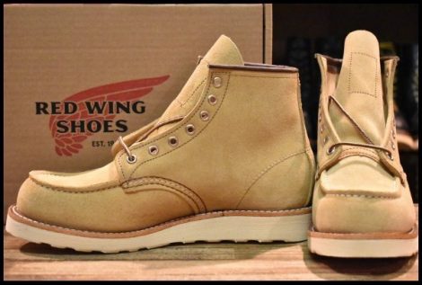 【8.5D 箱付 未使用 25年】レッドウィング 8833 スエード アイリッシュセッター ホーソーン ラフアウト ブーツ 8173 redwing HOPESMORE