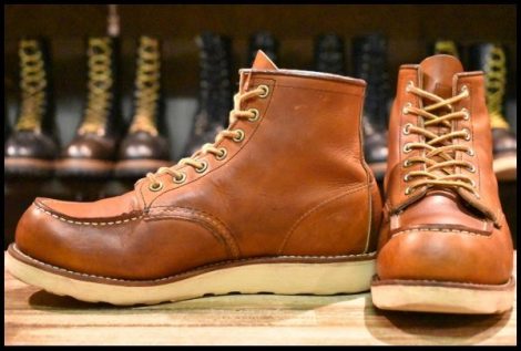 【7E 良品 13年】レッドウィング 875 アイリッシュセッター 茶 オロレガシー モックトゥ 編み上げ レースアップ ブーツ redwing HOPESMORE