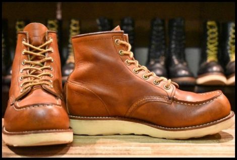 【7E 良品 13年】レッドウィング 875 アイリッシュセッター 茶 オロレガシー モックトゥ 編み上げ レースアップ ブーツ redwing HOPESMORE