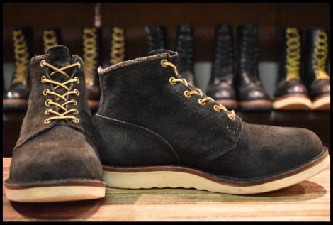 【7.5D 箱付 良品】WESCO ウエスコ カスタムジョブマスター 黒 ブラックラフアウト ビブラム1010 レースアップ ブーツ HOPESMORE