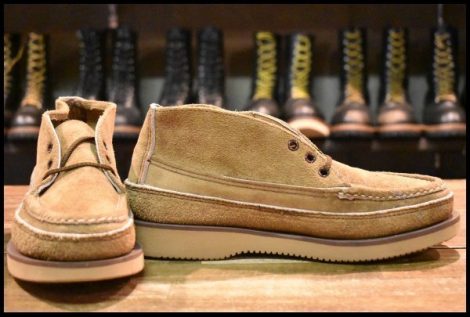 【7.5E 箱付 未使用】RUSSELL MOCCASIN ラッセルモカシン 200-27W スポーティングクレーチャッカ ララミースエード 短靴 ブーツ HOPESMORE