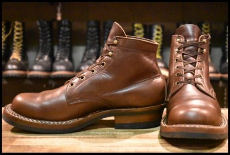 【8E 美品】WHITE’S ホワイツ セミドレス ブラウンクロムエクセル 茶 ビブラム700シングル レースアップ ブーツ HOPESMORE