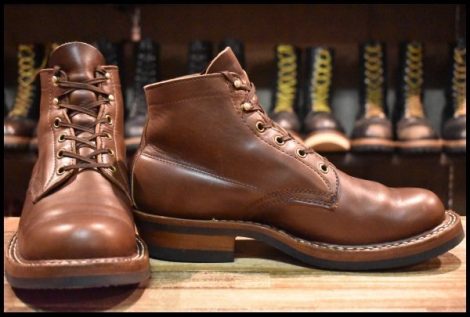 【8E 美品】WHITE’S ホワイツ セミドレス ブラウンクロムエクセル 茶 ビブラム700シングル レースアップ ブーツ HOPESMORE