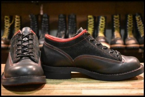 【7.5E? 良品】WESCO ウエスコ カスタムJHクラシックスLTT オックスフォード 黒 赤 ブラック ジョンヘンリー ブーツ HOPESMORE