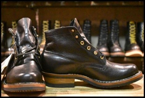 【8EE 箱付 未使用】WHITE’S ホワイツ セミドレス 2332C ブラック ウォーターバッファロー 黒 ビブラム700 レースアップ ブーツ HOPESMORE