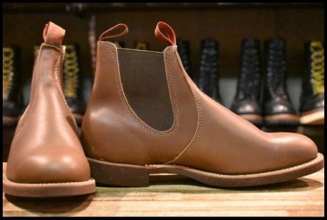 【9.5E DEAD 90’S】レッドウィング 8191 チェルシー サイドゴア 茶 ブラウン ブーツ redwing HOPESMORE