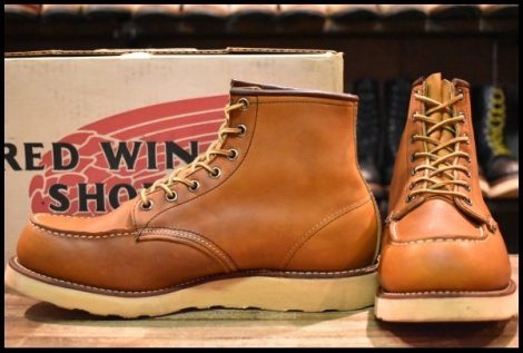 【9.5E 箱付 美品 サイド羽タグ 99年】レッドウィング 875 アイリッシュセッター 茶 オロイジナル モック ブーツ redwing HOPESMORE