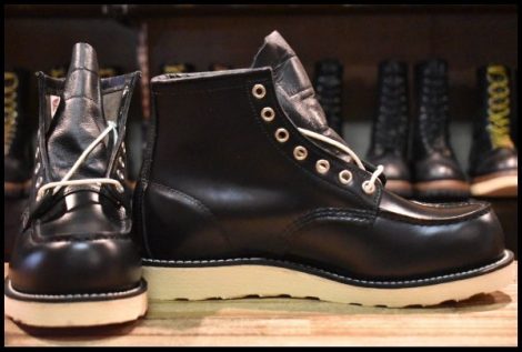 【8D 未使用 リミテッド限定 19年】レッドウィング 8848 アイリッシュセッター ブラック 黒 ガラスレザー ブーツ redwing HOPESMORE