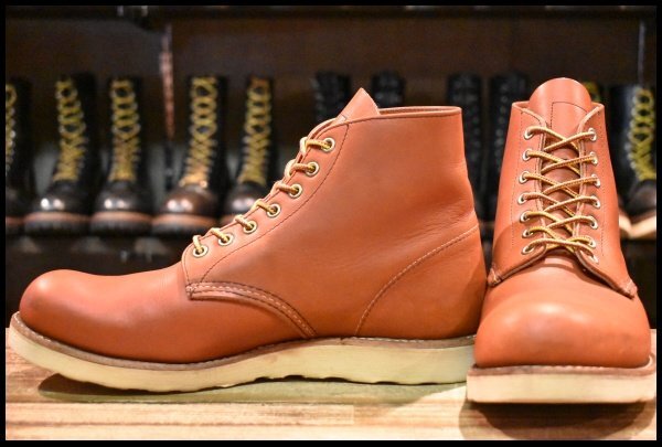 【10D 良品 11年】レッドウィング 8166 アイリッシュセッター 赤茶 オロラセット プレーントゥ 編み上げ ブーツ redwing HOPESMORE