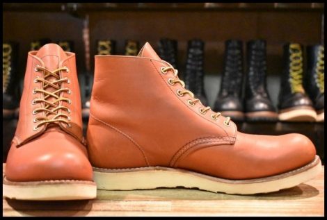 【10D 良品 11年】レッドウィング 8166 アイリッシュセッター 赤茶 オロラセット プレーントゥ 編み上げ ブーツ redwing HOPESMORE