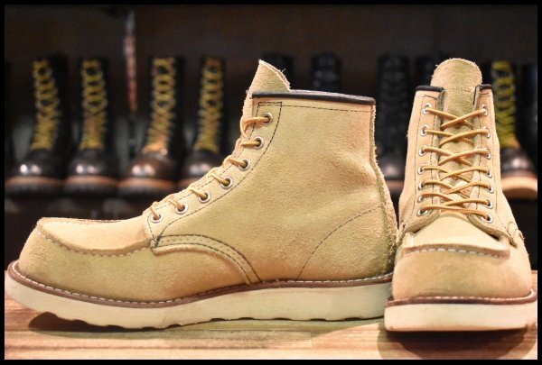 【6.5E 良品 犬タグ復刻 21年】レッドウィング 8173 スエード アイリッシュセッター ホーソーン ラフアウト ブーツ redwing HOPESMORE