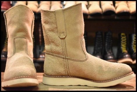 【7E 良品 13年】レッドウィング 8168 スエード ペコス ホーソーン アビレーン ラフアウト プルオン ブーツ redwing pecos HOPESMORE