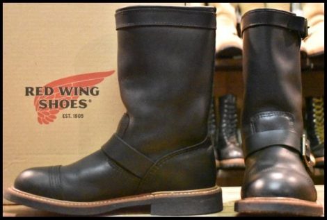 【8D 箱付 美品 11年】レッドウィング 8122 アイアンスミス エンジニア ブラック ハーネス 黒 キャップトゥ ブーツ redwing HOPESMORE