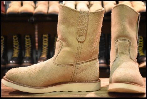 【7E 良品 13年】レッドウィング 8168 スエード ペコス ホーソーン アビレーン ラフアウト プルオン ブーツ redwing pecos HOPESMORE