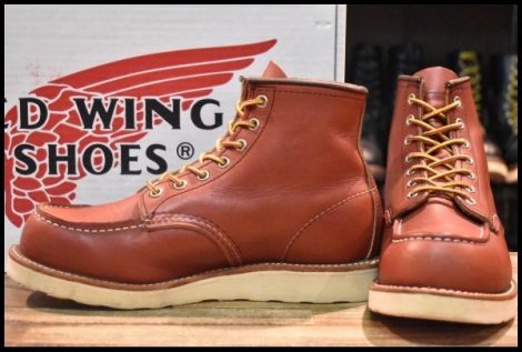 【7E 箱付 良品 犬タグ復刻 23年】レッドウィング 8875 アイリッシュセッター 赤茶 オロラセット モックトゥ ブーツ redwing HOPESMORE