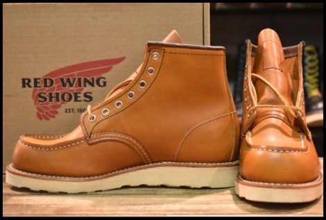 【7E 未使用 19年】レッドウィング 875 アイリッシュセッター 茶 オロレガシー モックトゥブーツ redwing HOPESMORE