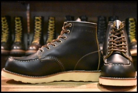 【7E 美品 19年】レッドウィング 9874 アイリッシュセッター ブラック クローンダイク モックトゥ 黒 編み上げ ブーツ redwing HOPESMORE