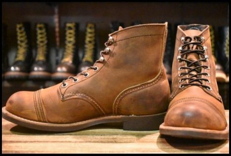 【7D 良品 23年】レッドウィング 8085 アイアンレンジャー カッパーラフ＆タフ アイアンレンジ 編み上げ ブーツ redwing HOPESMORE