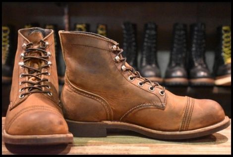 【7D 良品 23年】レッドウィング 8085 アイアンレンジャー カッパーラフ＆タフ アイアンレンジ 編み上げ ブーツ redwing HOPESMORE