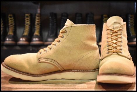 【9D 良品 15年】レッドウィング 8167 スエード アイリッシュセッター ホーソーンアビレーン プレーントゥ ブーツ redwing HOPESMORE