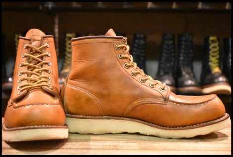 【8D 良品 13年】レッドウィング 875 アイリッシュセッター 茶 オロレガシー モックトゥ レースアップ ブーツ redwing HOPESMORE