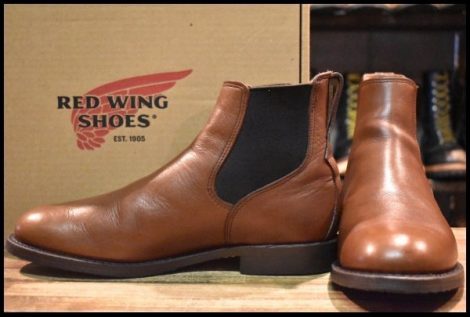 【9D 箱付 美品 16年】レッドウィング 9078 Mil-1 Congress Boots チークフェザーストーン サイドゴア ブーツ ミルワン HOPESMORE