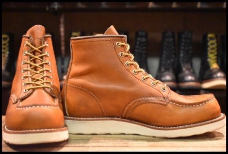 【7E 箱付 美品 24年】レッドウィング 875 アイリッシュセッター 茶 オロレガシー モックトゥ レースアップ ブーツ redwing HOPESMORE