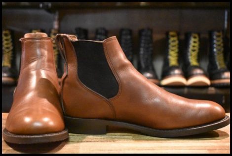 【9D 箱付 美品 16年】レッドウィング 9078 Mil-1 Congress Boots チークフェザーストーン サイドゴア ブーツ ミルワン HOPESMORE