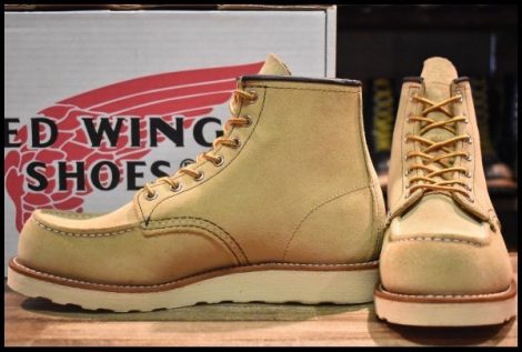 【8.5E 試着程度 犬タグ復刻 19年】レッドウィング 8173 スエード アイリッシュセッター ラフアウト モックトゥ ブーツ redwing HOPESMORE